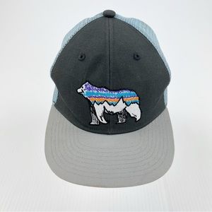 Patagonia Fitz Roy Bear Midcrown Mesh Trucker Hat Snapback Cap